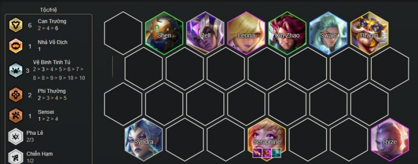 Lên cấp 9 săn Seraphine, Braum, Ryze