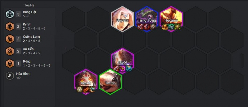 Giữa game với Xayah Bang Hội Chiến thuật giữa game đội hình Xayah Bang Hội