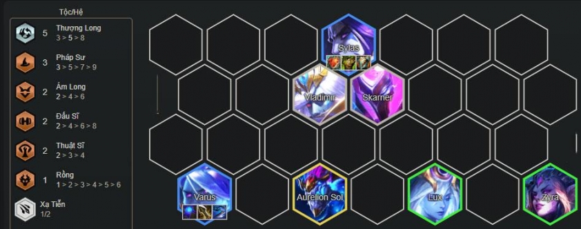 Top đội hình mạnh nhất DTCL mùa 7.5 - Vùng Đất Rồng Đội hình Varus Reroll