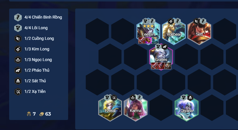 Hướng dẫn giữa game đội hình Lee Sin Lôi Long