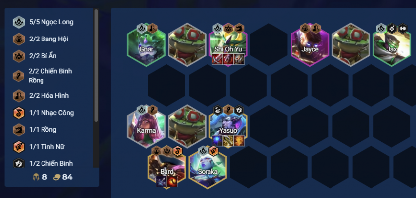 Cách hoàn thiện đội hình cuối trận