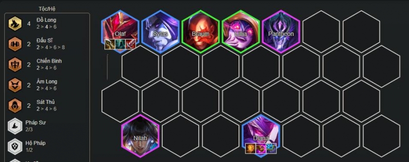 Top đội hình mạnh nhất DTCL mùa 7.5 - Vùng Đất Rồng Đội hình Olaf Reroll