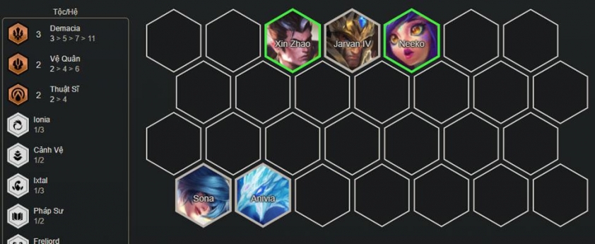 Giai đoạn đầu game DTCL mùa 16