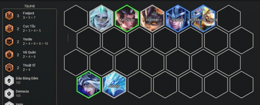 Giữa game Yunara Freljord