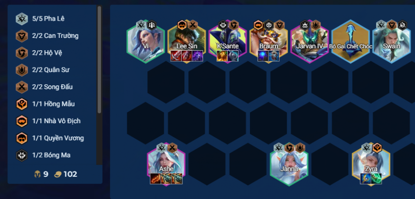 Chiến thuật cuối game với Ashe Pha Lê