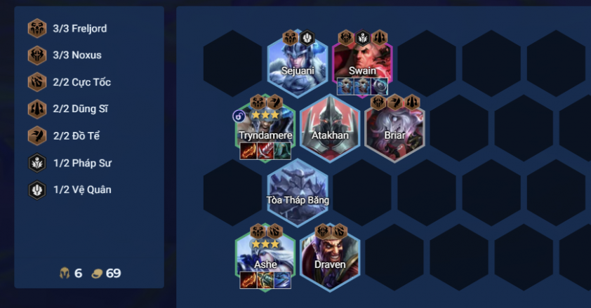 Chiến thuật giữa game với Tryndamere Cách chơi giữa game đội hình Tryndamere DTCL Mùa 16