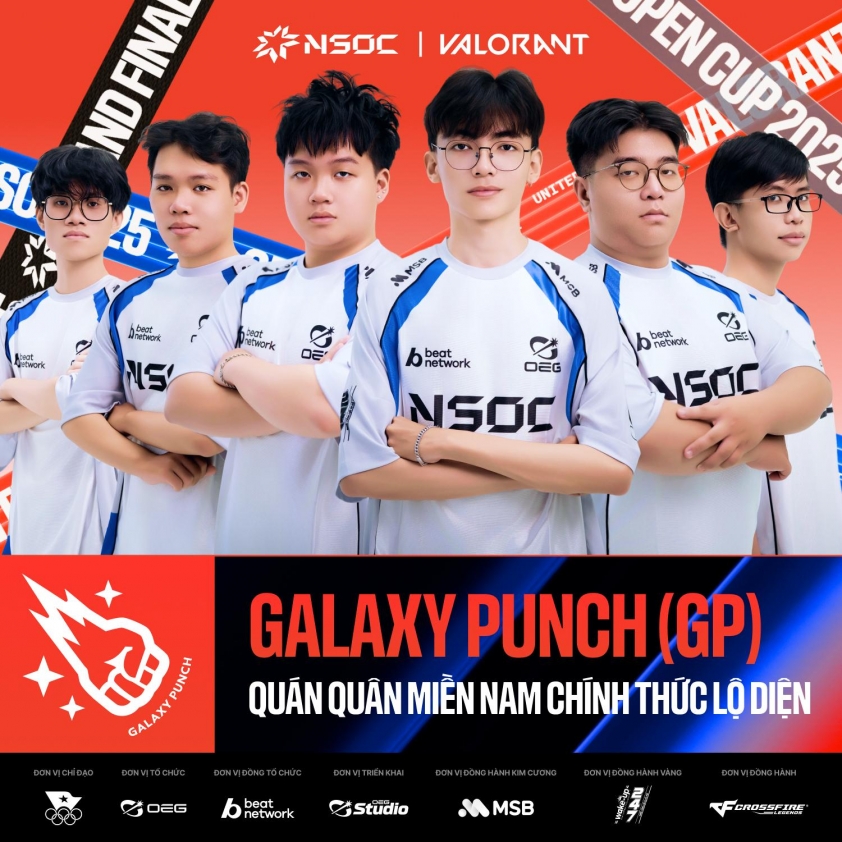 Đội Galaxy Punch vô địch miền Nam Valorant