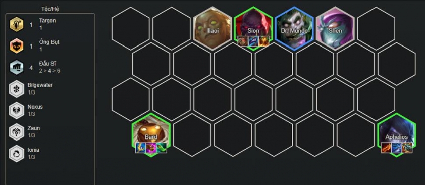 Nâng cấp đội hình giữa trận