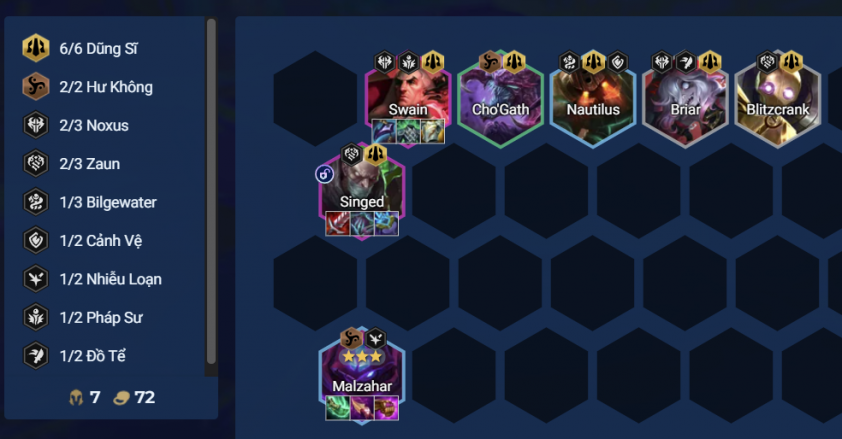 Nâng cấp Malzahar và kích hoạt Singed