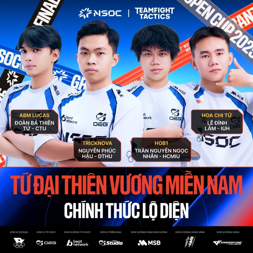 Tuyển thủ TFT tham dự Chung kết NSOC 2025