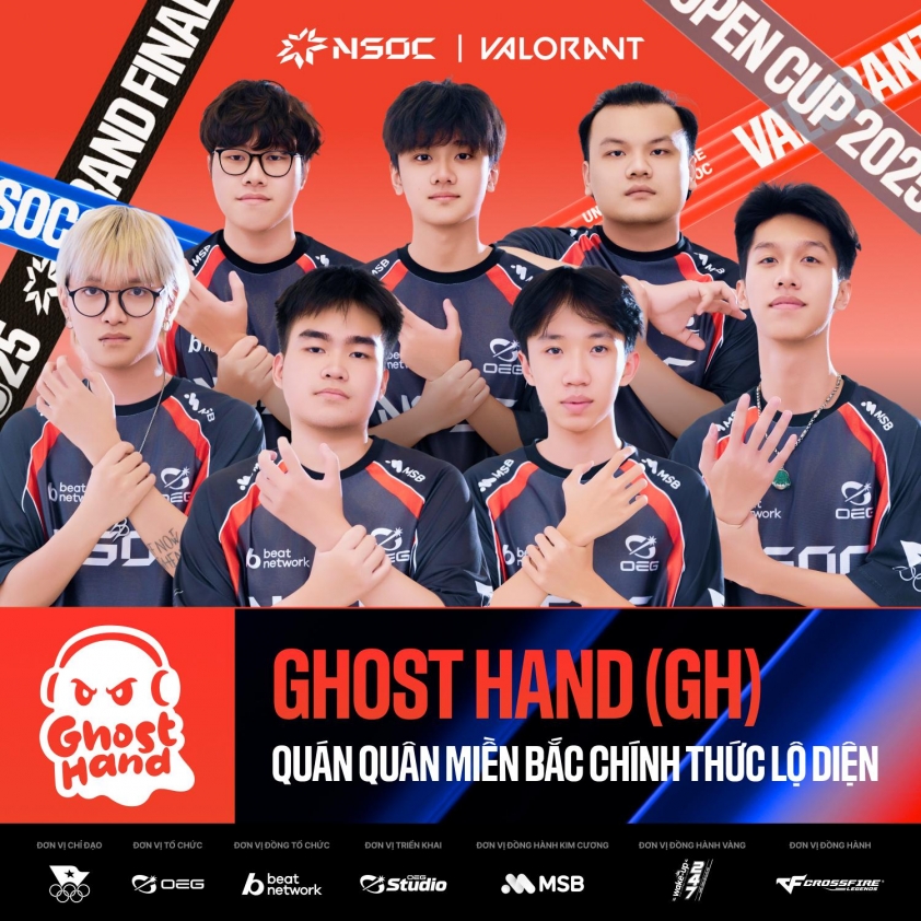 Đội Ghost Hand vô địch miền Bắc Valorant