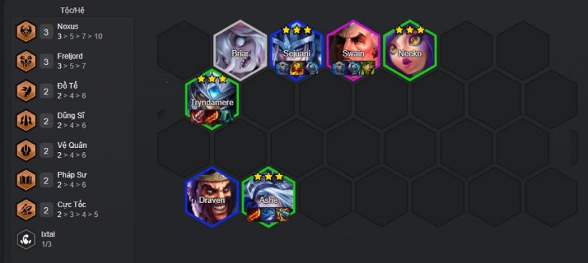 Chiến thuật cuối game với Swain và Kindred Hoàn thiện đội hình cuối trận bằng Swain và Kindred