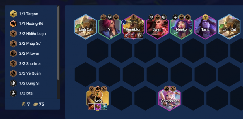 Cách chơi giữa game đội hình Azir Pháp Sư Chiến thuật giữa game với đội hình Azir và linh hoạt kẹp tướng