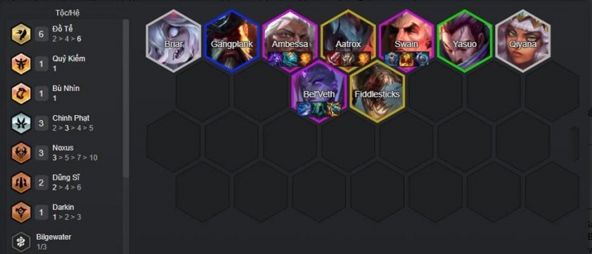 Cuối game đội hình Đồ Tể Hoàn thiện đội hình cuối game