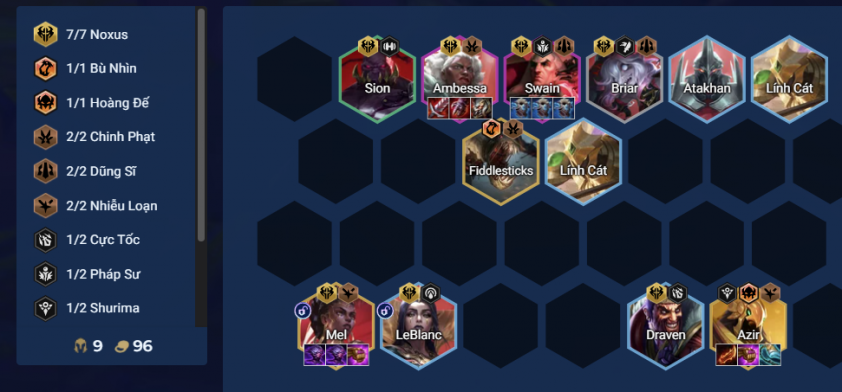 Đội hình Ambessa Noxus DTCL Mùa 16 Cách chơi đội hình Ambessa Noxus DTCL Mùa 16