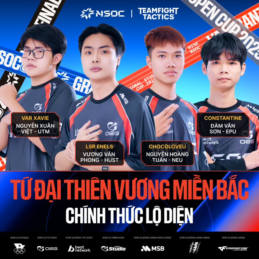 Top tuyển thủ Đấu Trường Chân Lý xuất sắc ở NSOC 2025